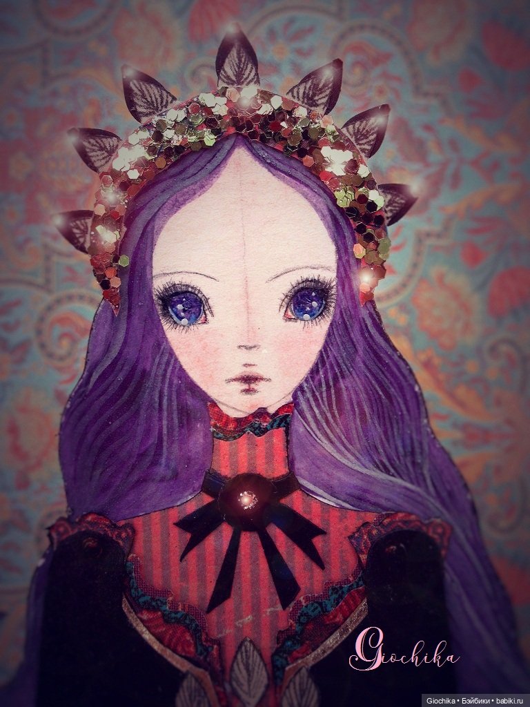 Мои бумажные куклы "В лепестках луны"