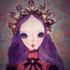 Мои бумажные куклы "В лепестках луны"