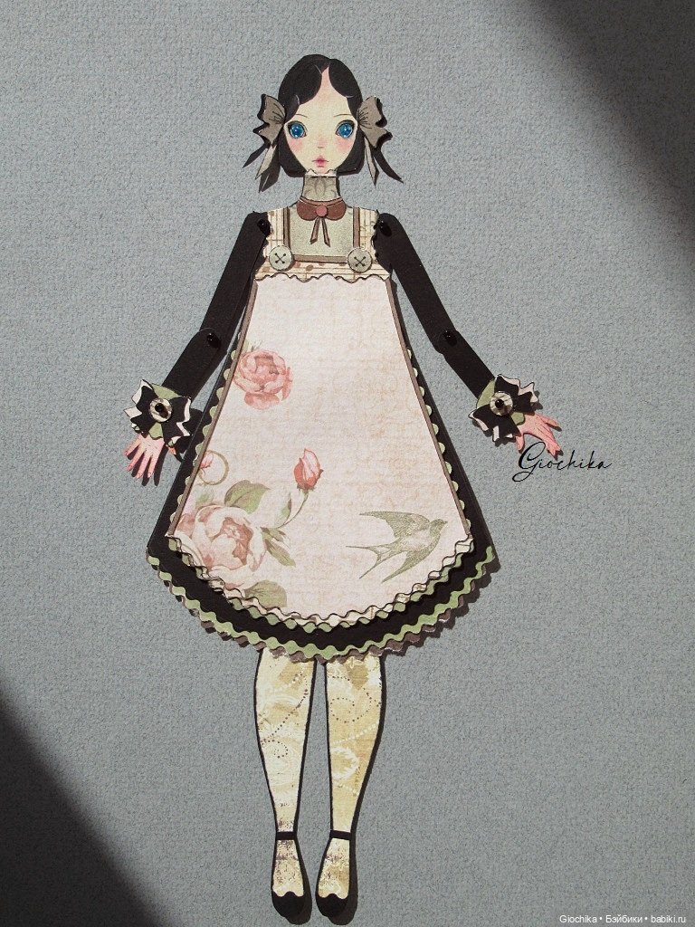 Моя бумажная кукла "Забытая кукла" (фото 4)