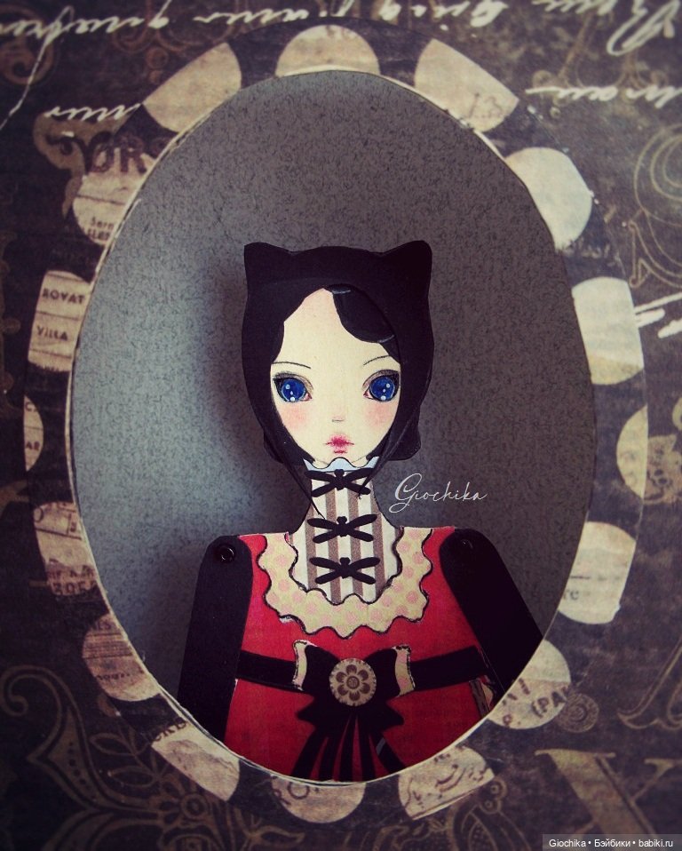 Бумажная кукла "Стану кошкой"