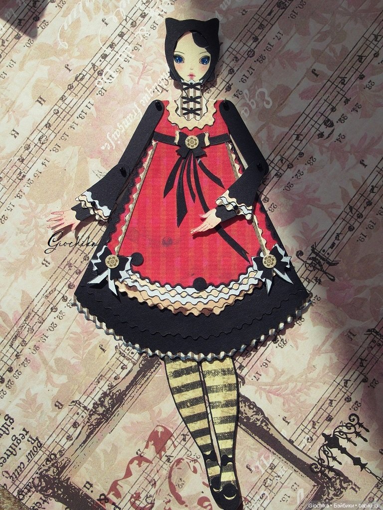 Бумажная кукла "Стану кошкой" (фото 5)