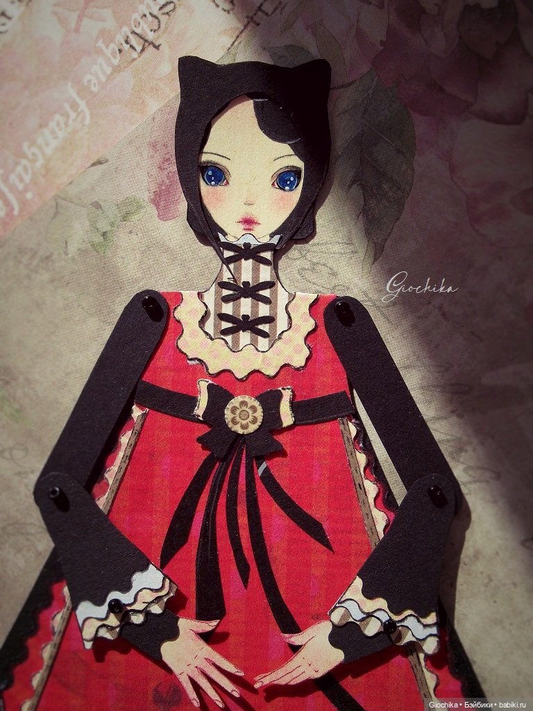 Бумажная кукла "Стану кошкой" (фото 2)