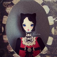 Бумажная кукла "Стану кошкой"