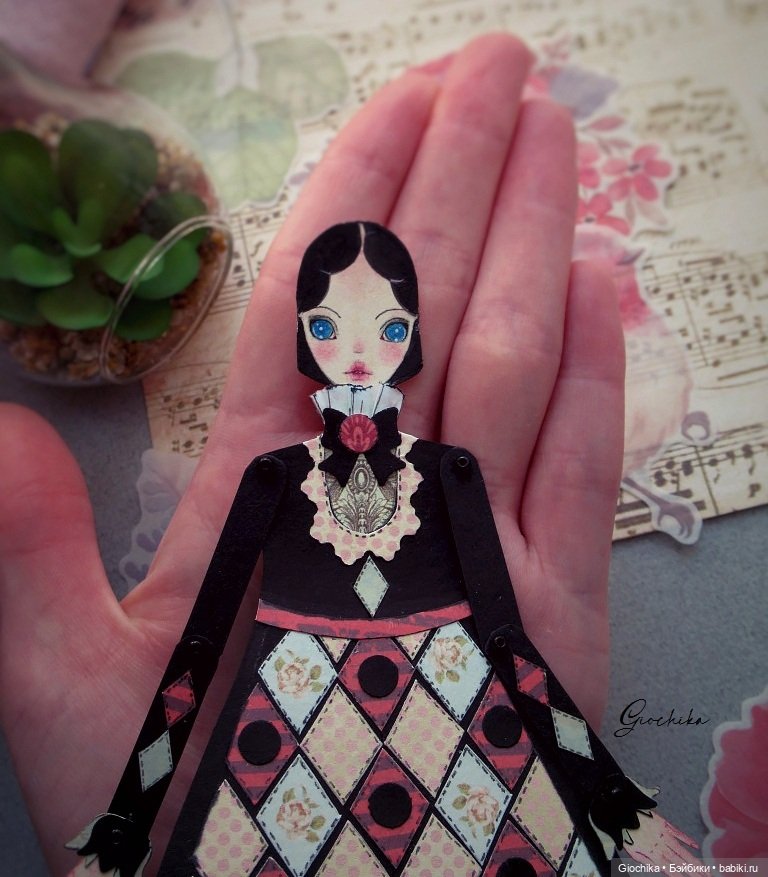 Моя бумажная кукла "Тайная геометрия" (фото 4)