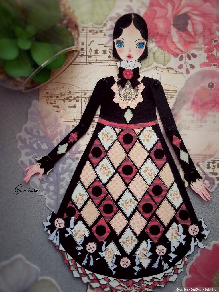 Моя бумажная кукла "Тайная геометрия" (фото 3)