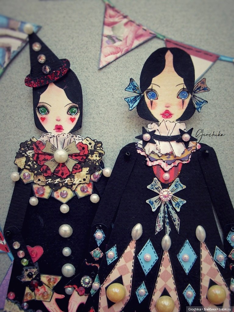 Бумажные куклы "Циркачки" (фото 7)