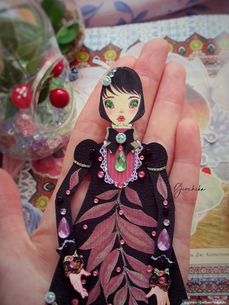 Первые куклы осени — Авторские куклы из дерева (фото 8)