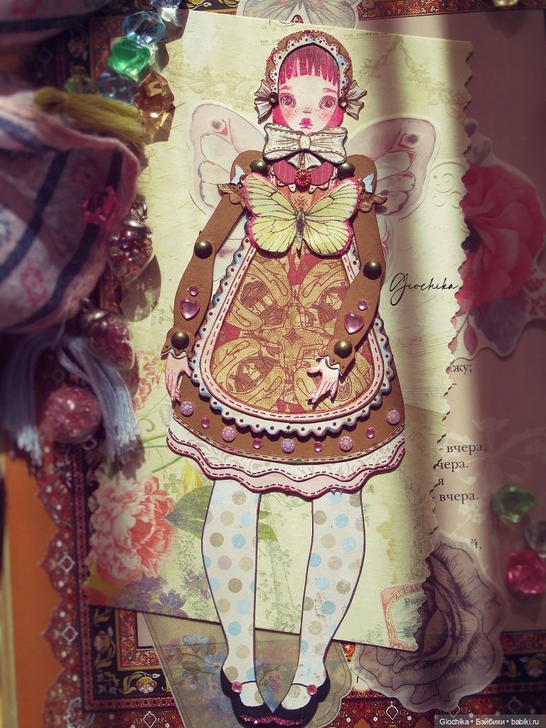 Куколки-бабочки (бумажные куклы) (фото 2)