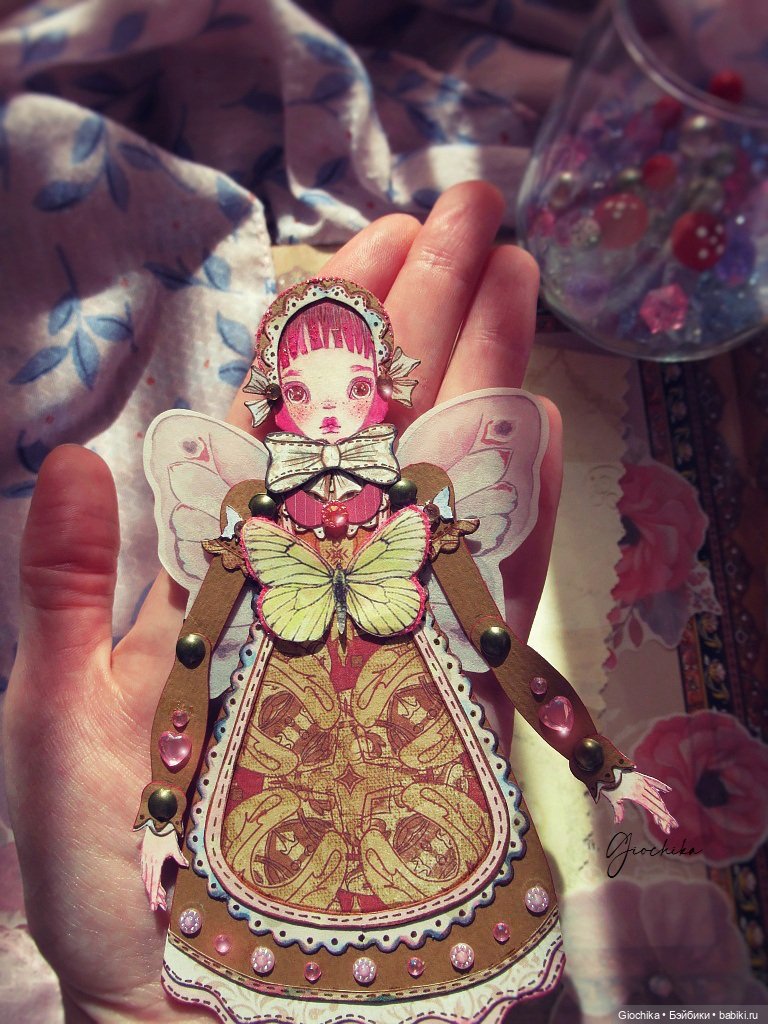 Куколки-бабочки (бумажные куклы) (фото 3)