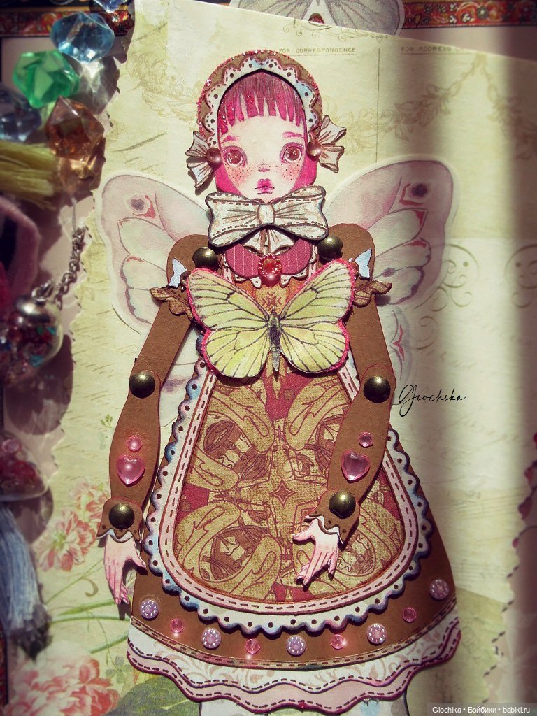 Куколки-бабочки (бумажные куклы)