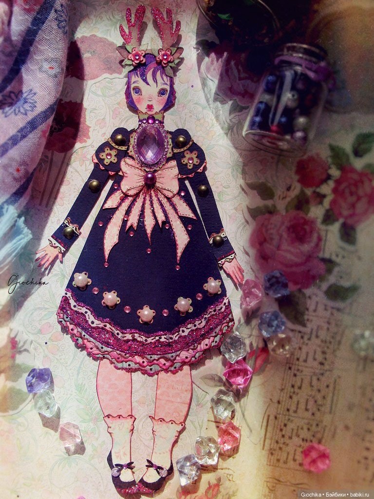 Оленёнок (бумажная кукла) (фото 4)