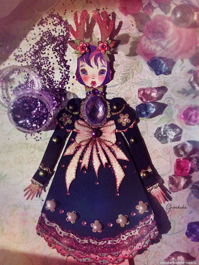 Оленёнок (бумажная кукла) (фото 3)