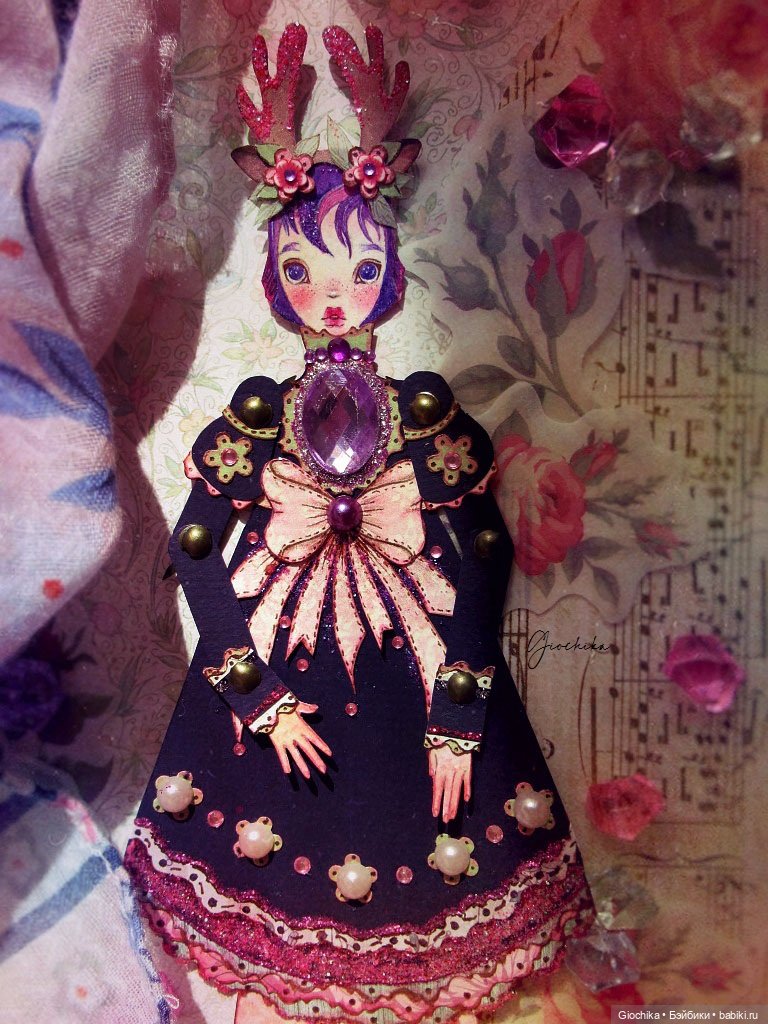 Оленёнок (бумажная кукла) (фото 5)