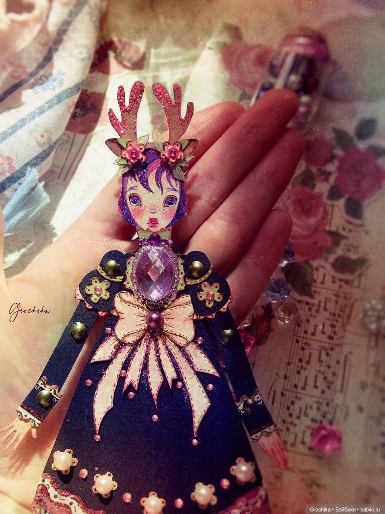 Оленёнок (бумажная кукла) (фото 6)