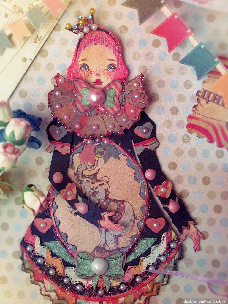 Циркачка (бумажная кукла) (фото 3)