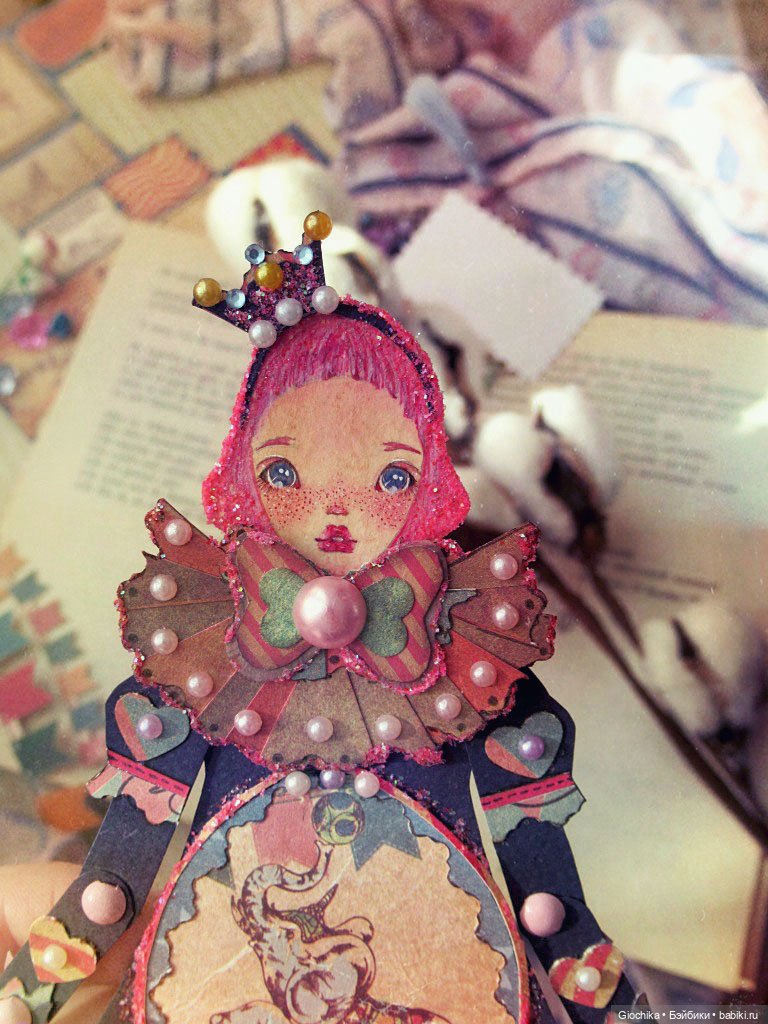 Циркачка (бумажная кукла) (фото 6)