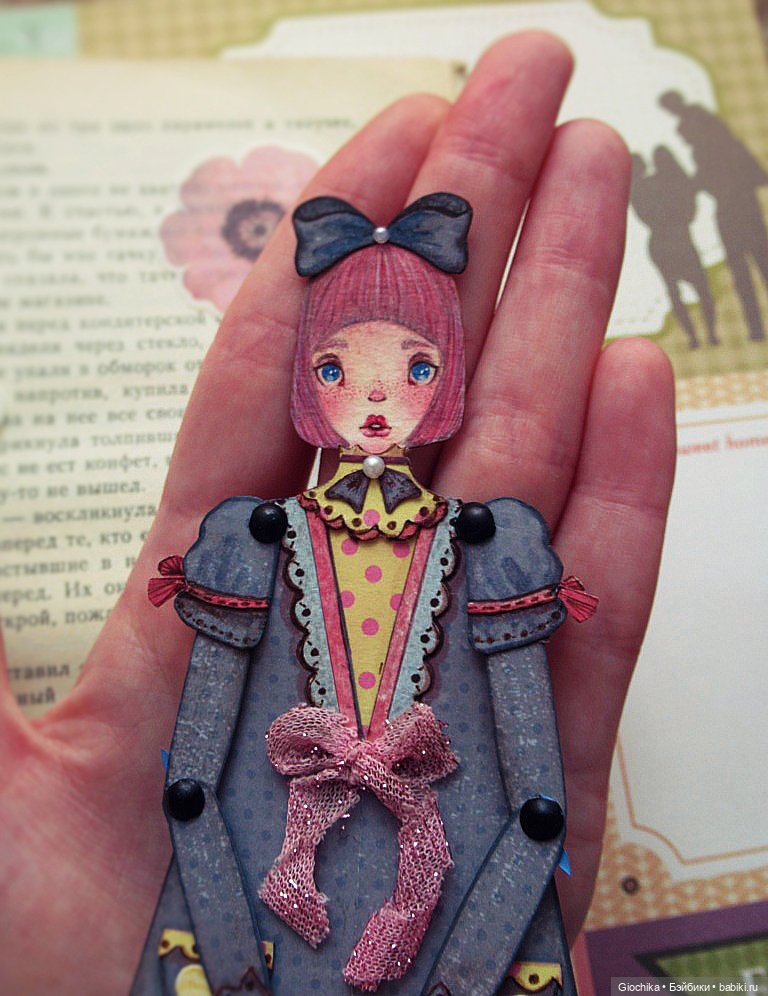 Всё дело в банте (бумажная кукла) (фото 6)