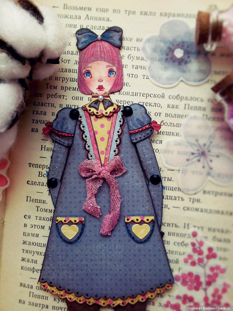 Всё дело в банте (бумажная кукла) (фото 4)