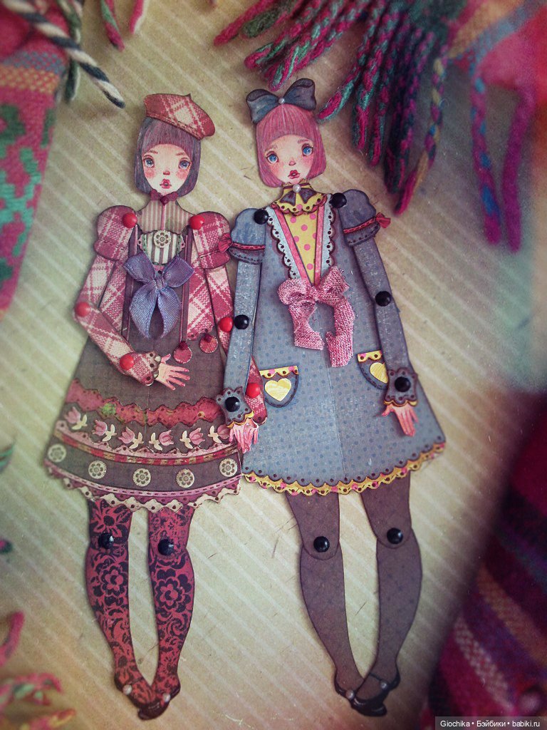 Твидовый образ для бумажной куклы (фото 7)