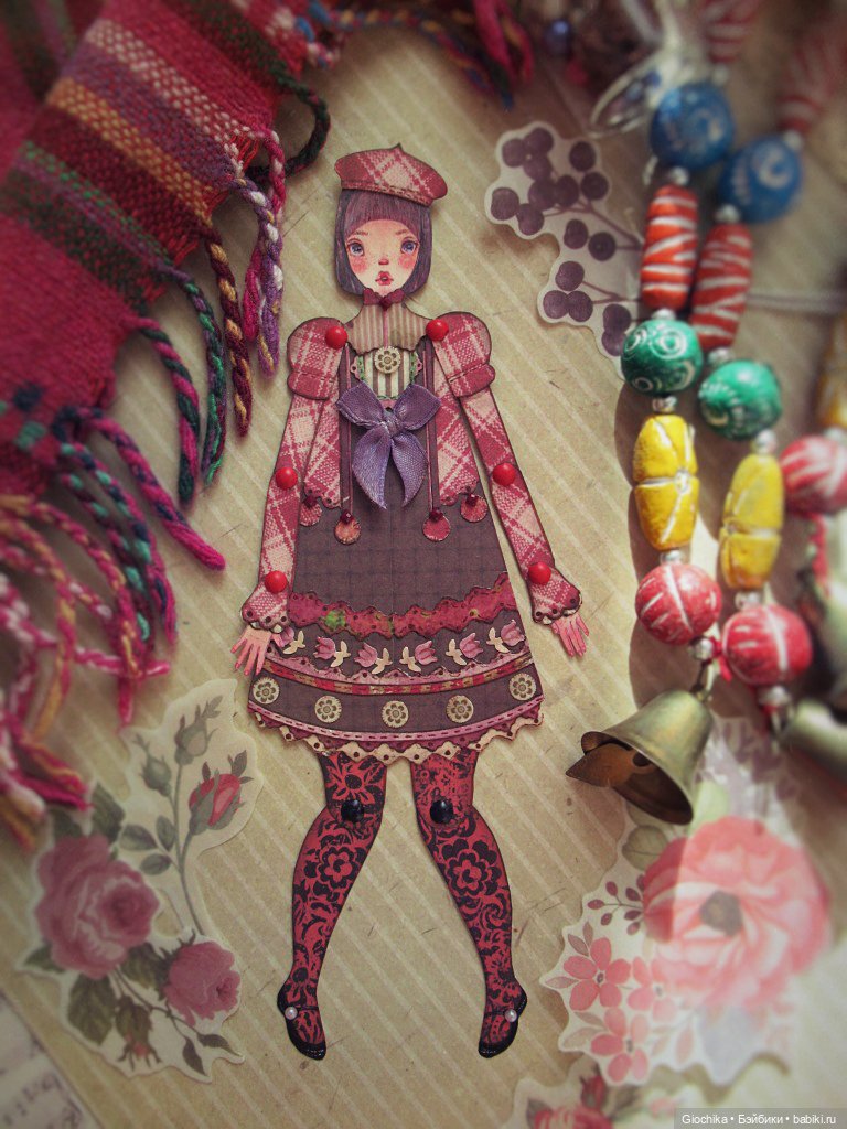 Твидовый образ для бумажной куклы (фото 2)