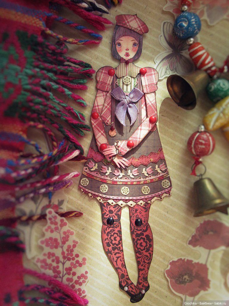 Твидовый образ для бумажной куклы (фото 3)