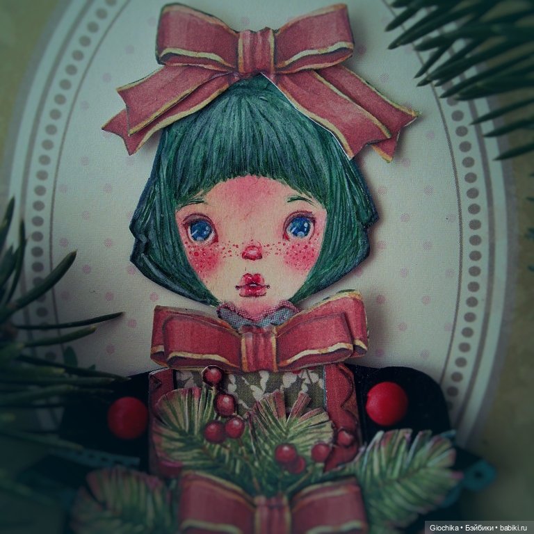 Кукла-ёлка для новогоднего настроения