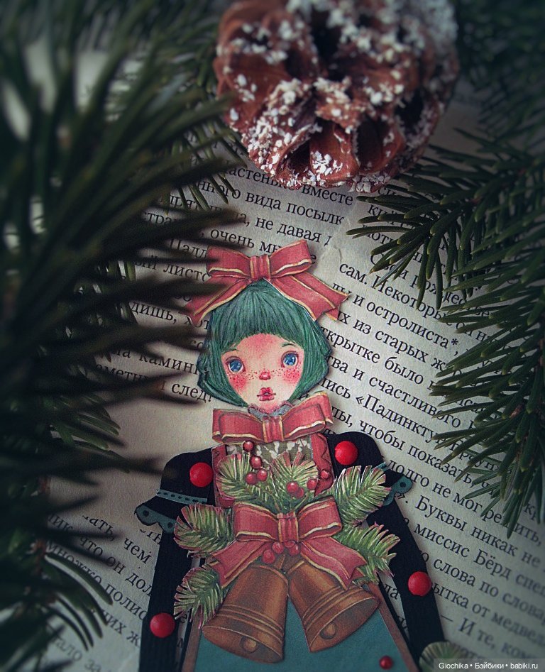 Кукла-ёлка для новогоднего настроения (фото 5)