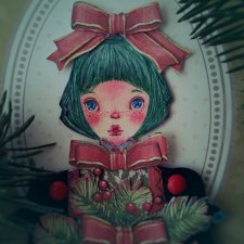 Кукла-ёлка  для новогоднего настроения