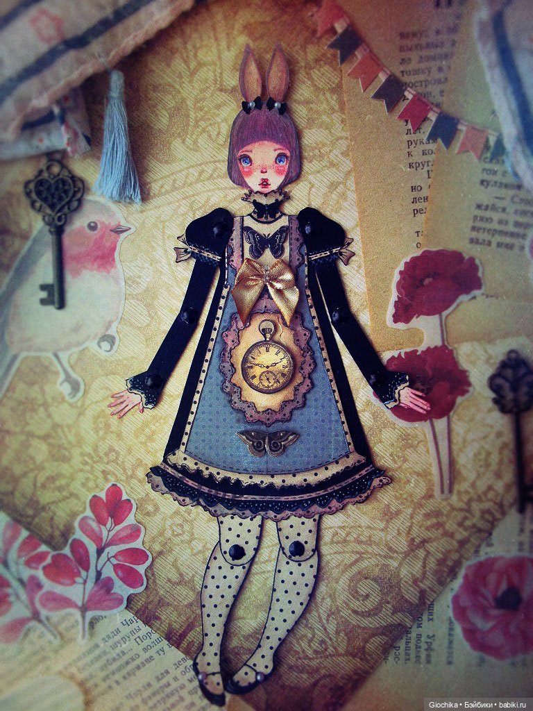 Тайна циферблата (бумажная кукла) (фото 2)