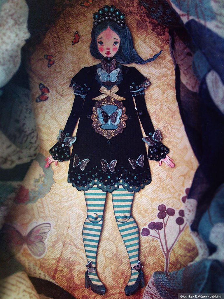 Первая кукла весны (бумажная кукла) (фото 2)