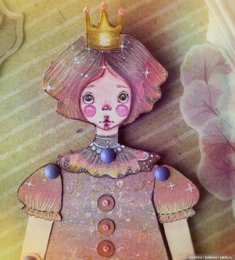 Принцесса-циркачка — Авторские куклы из дерева (фото 5)