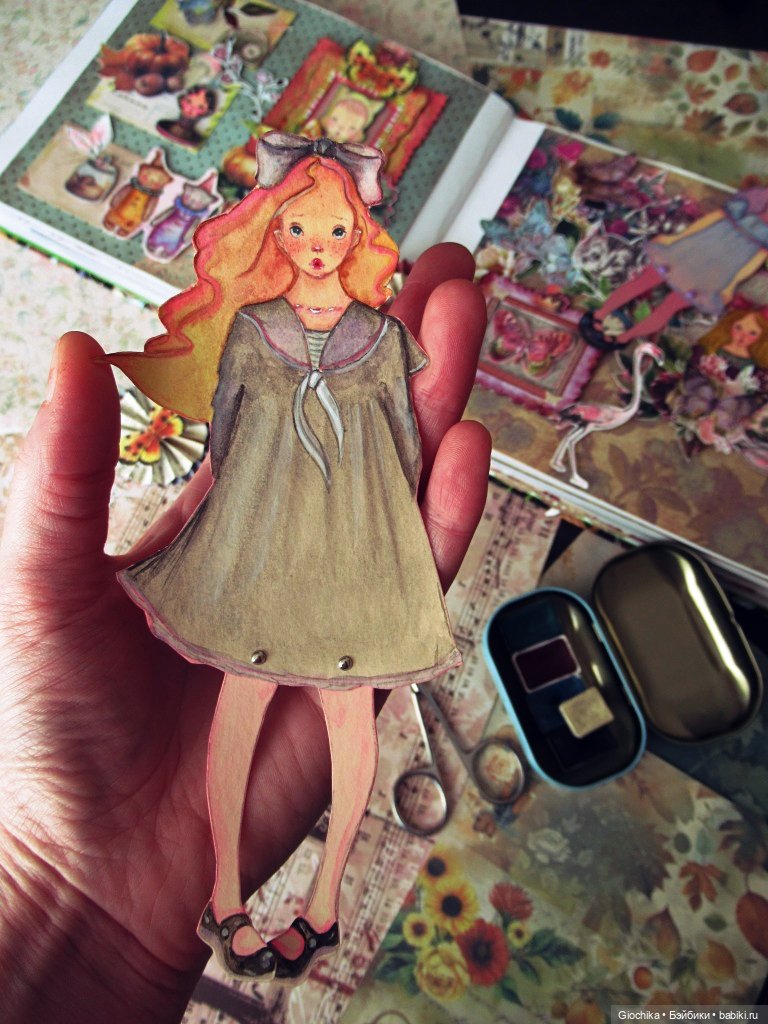 Новые бумажные куклы — Авторские куклы из дерева