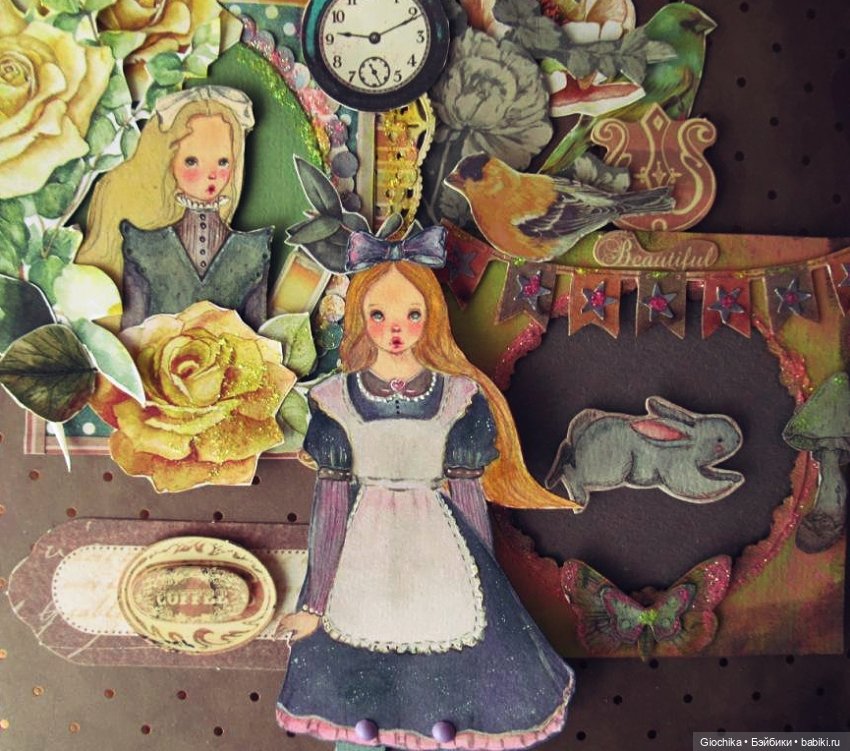 Новые бумажные куклы — Авторские куклы из дерева (фото 10)