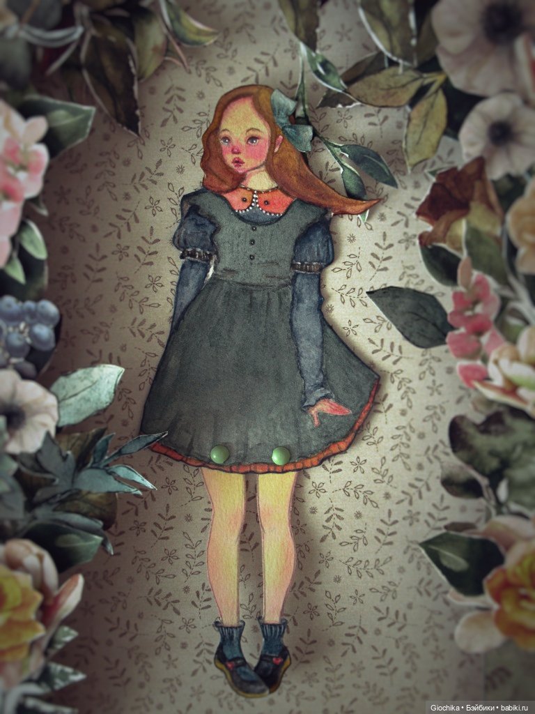 Новые бумажные куклы — Авторские куклы из дерева (фото 3)