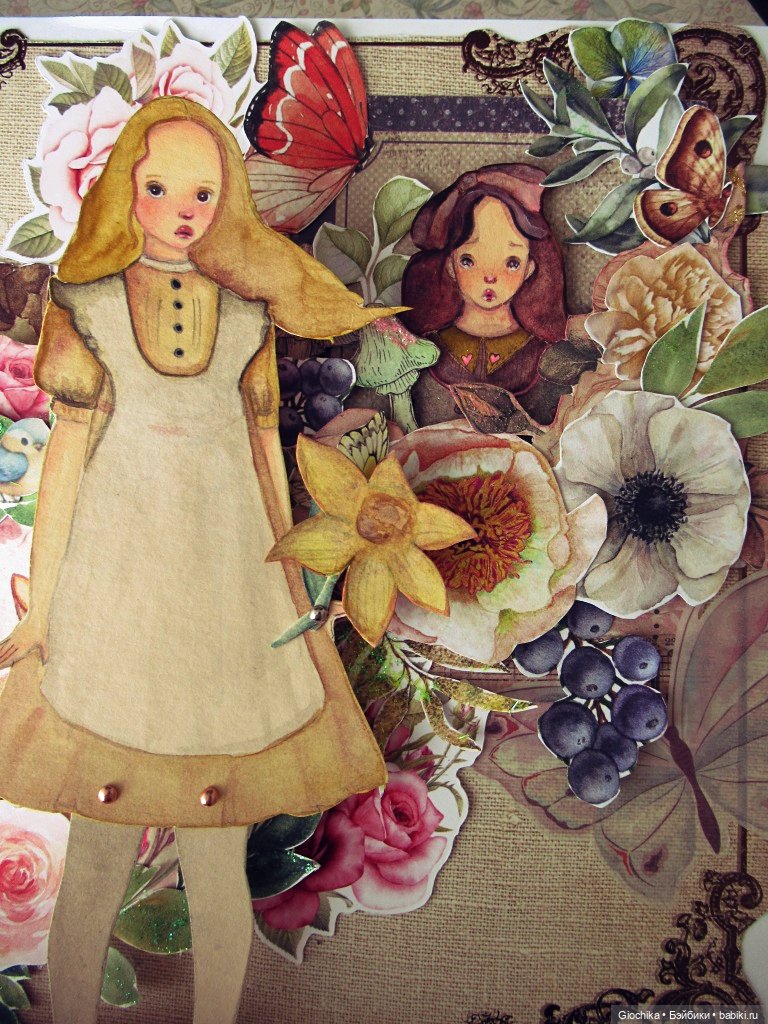 Бумажные куклы — Авторские куклы из дерева (фото 6)