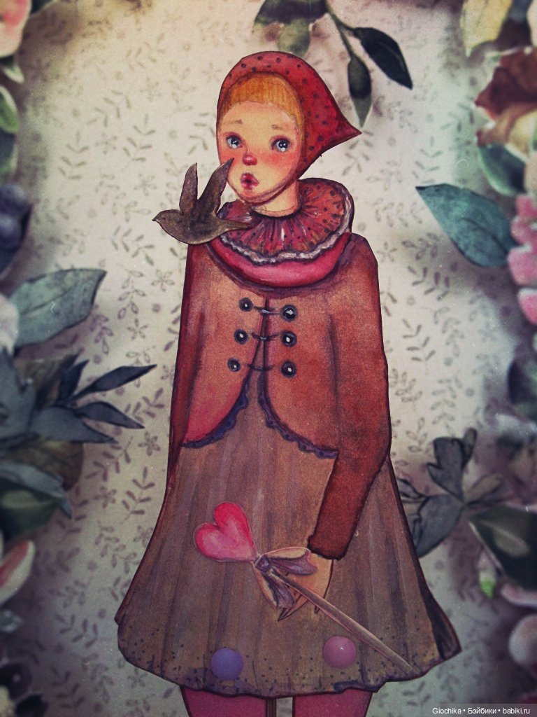 Бумажные куколки — Авторские куклы из дерева