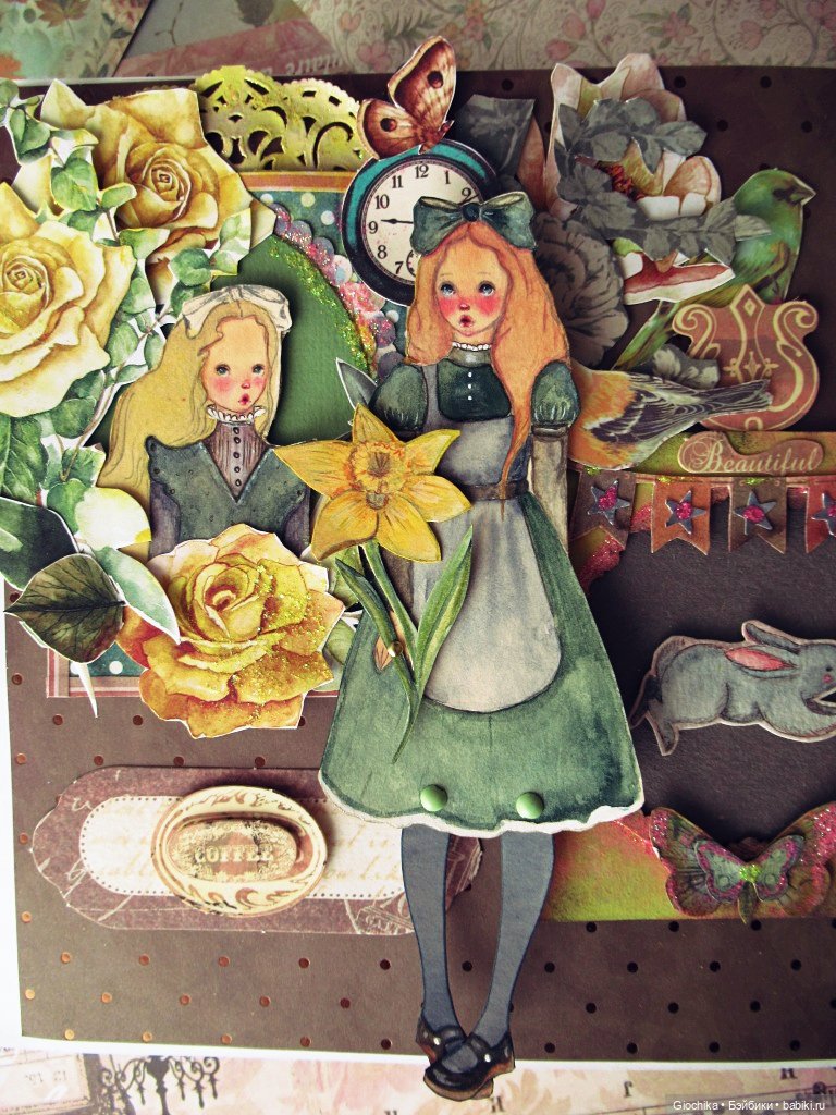 Новые бумажные куклы — Авторские куклы из дерева (фото 7)