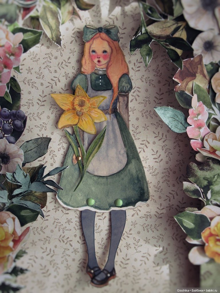 Новые бумажные куклы — Авторские куклы из дерева (фото 6)