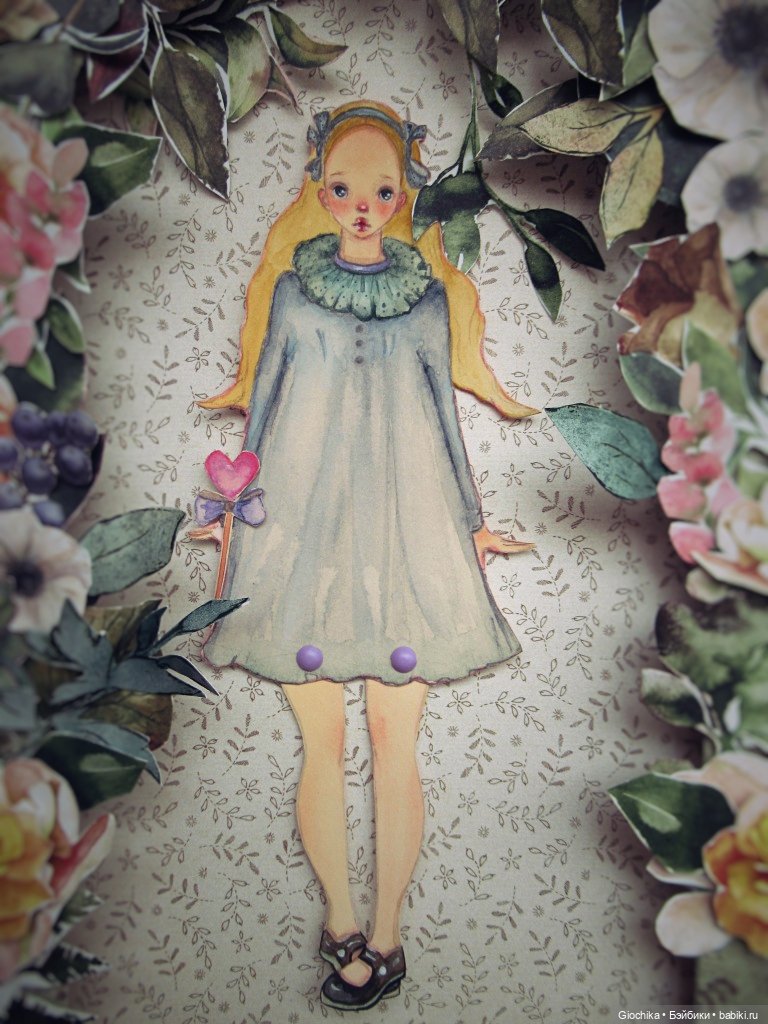 Бумажные куклы — Авторские куклы из дерева (фото 4)