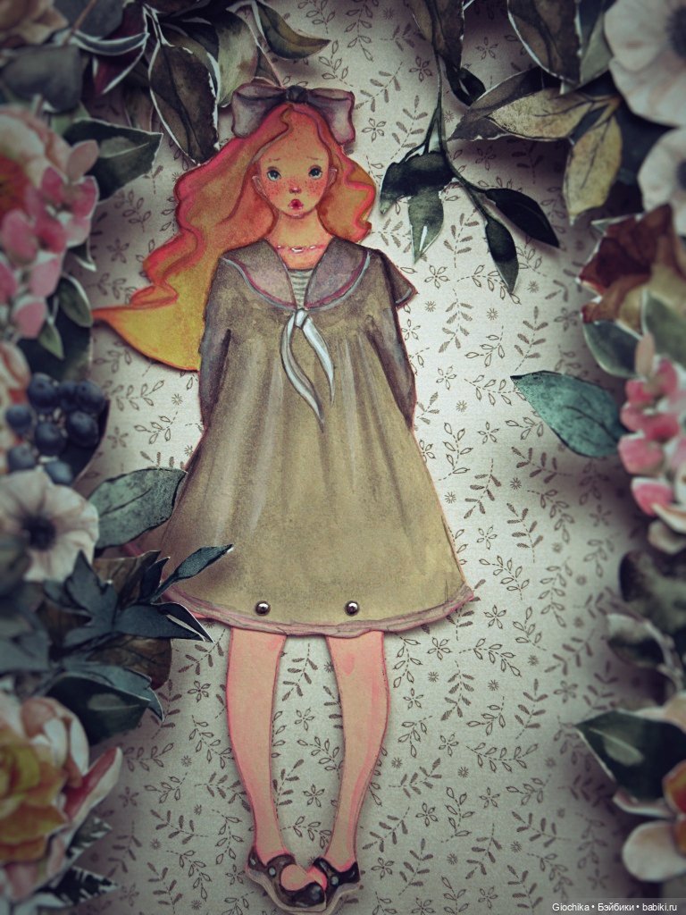 Новые бумажные куклы — Авторские куклы из дерева