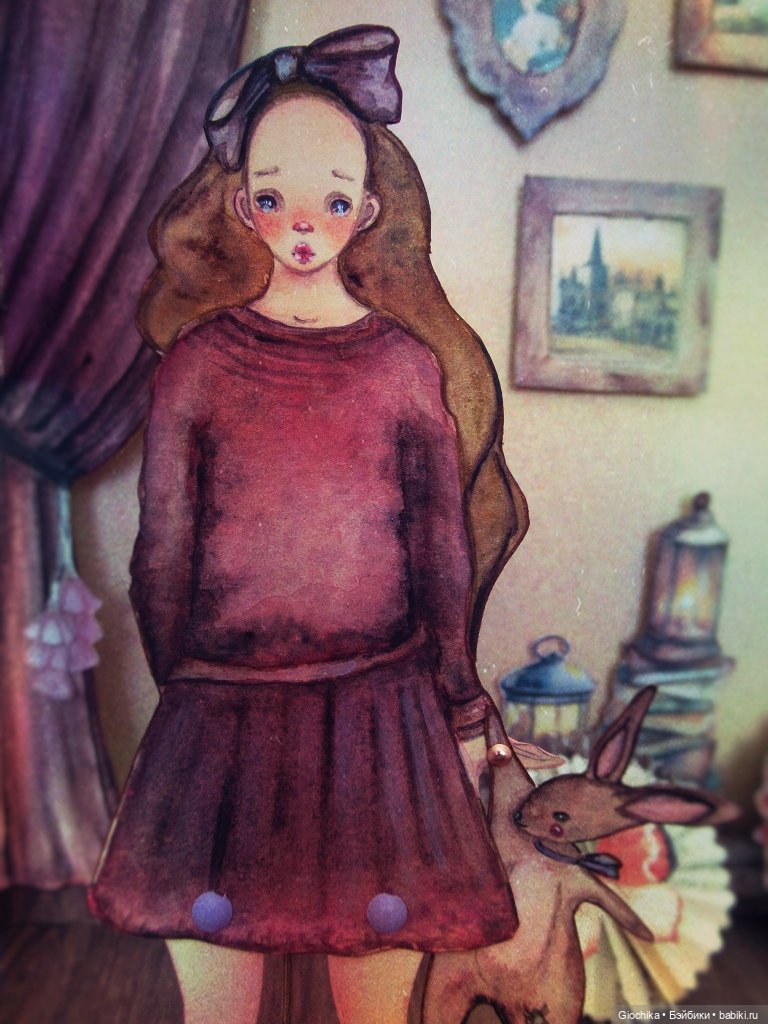 Бумажные куколки — Авторские куклы из дерева (фото 8)