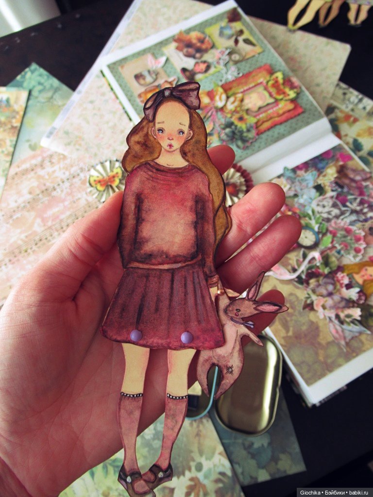 Бумажные куколки — Авторские куклы из дерева (фото 10)