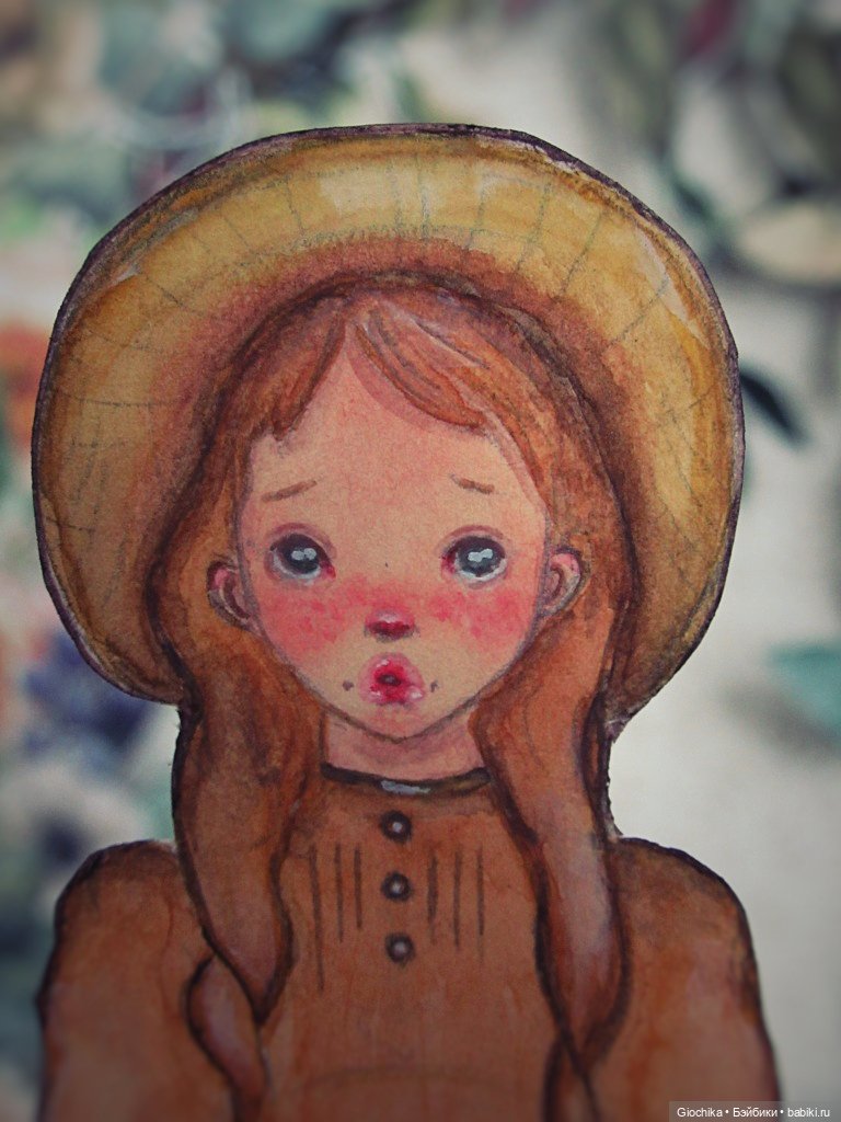 Летние бумажные куклы — Авторские куклы из дерева