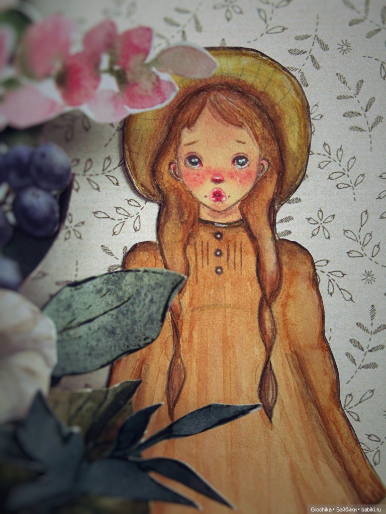 Летние бумажные куклы — Авторские куклы из дерева (фото 10)