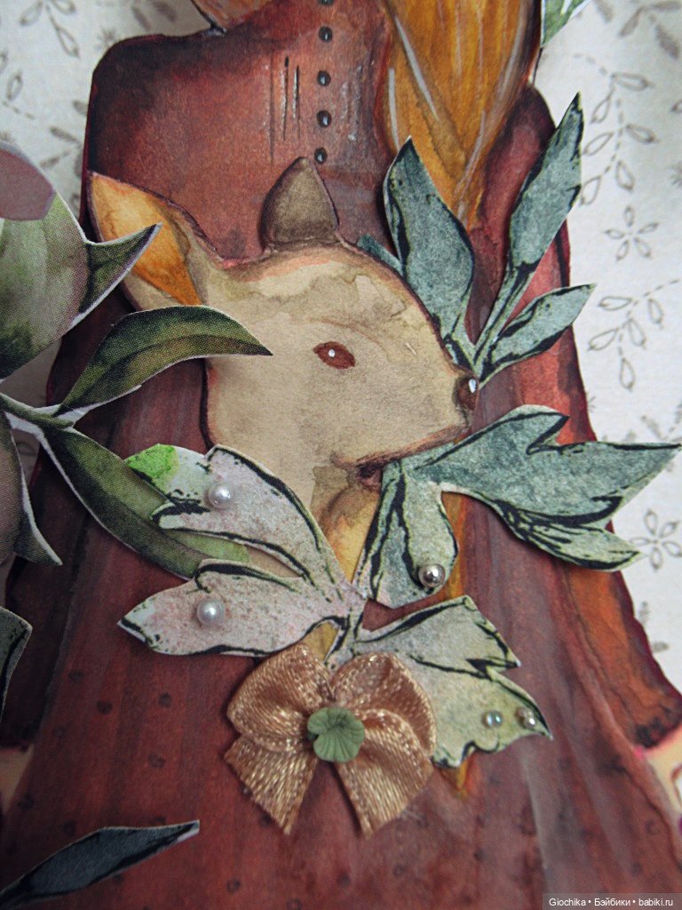 Летние бумажные куклы — Авторские куклы из дерева (фото 6)