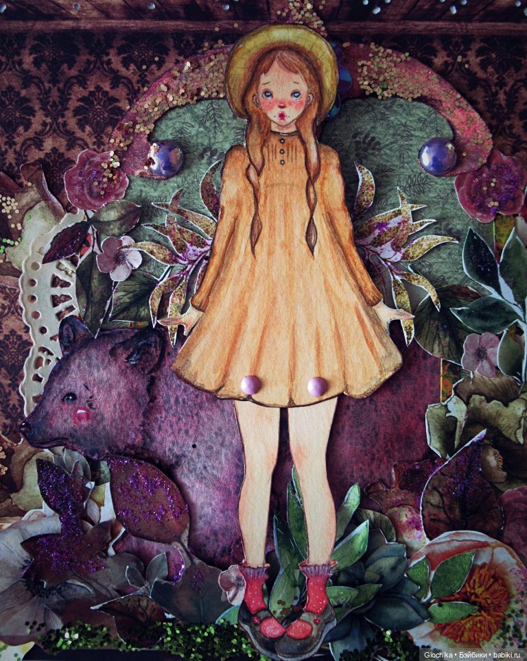 Летние бумажные куклы — Авторские куклы из дерева