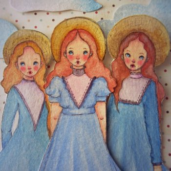 Летние бумажные куклы