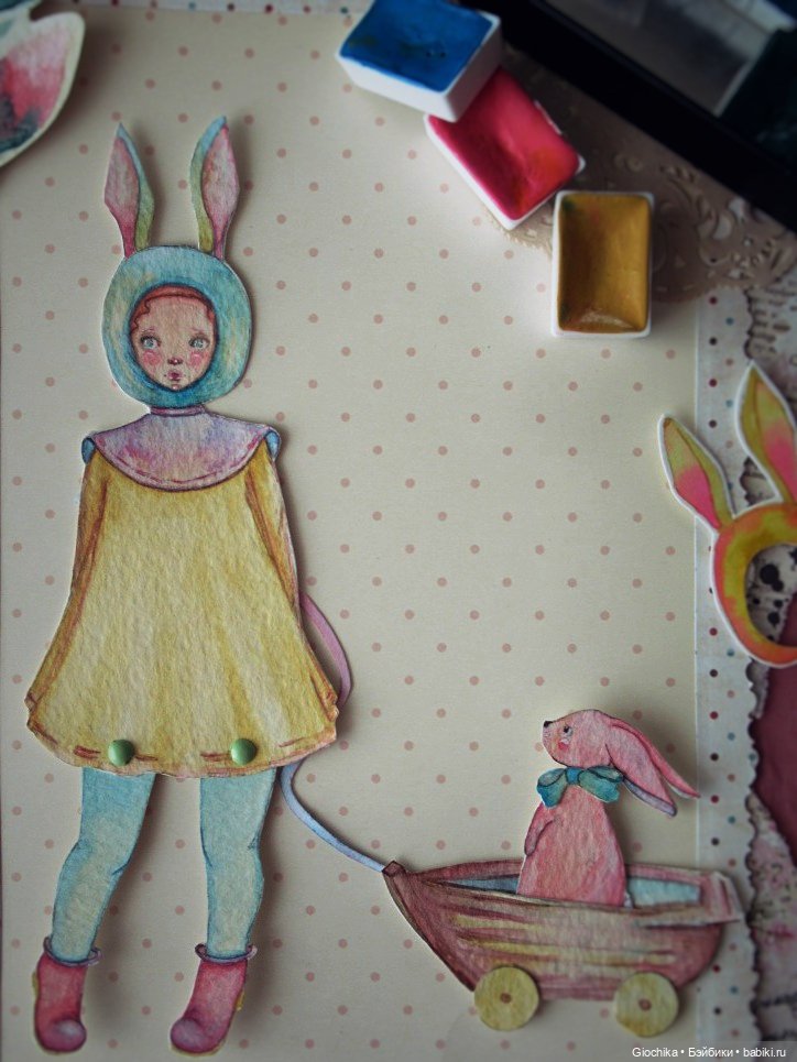Новые бумажные куклы — Авторские куклы из дерева