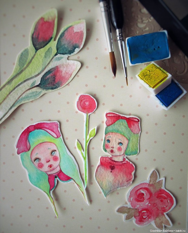 Новые бумажные куклы — Авторские куклы из дерева