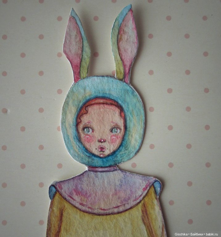 Новые бумажные куклы — Авторские куклы из дерева (фото 3)